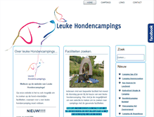 Tablet Screenshot of leuke-hondencampings.nl